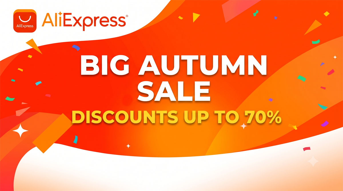 מבצעי הסתיו הגדולים באתר AliExpress